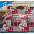 Snowflake Theme Polyester Duvet Cover Bedding Set